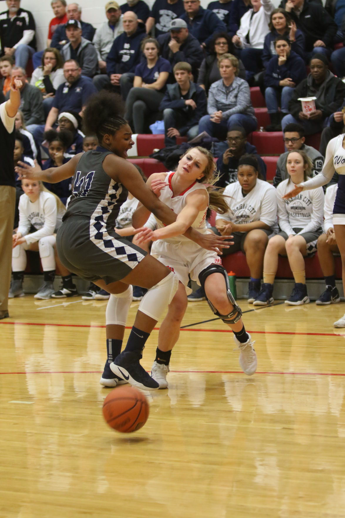 Gallery: Girls basketball sectional - Kankakee Valley vs Michigan City